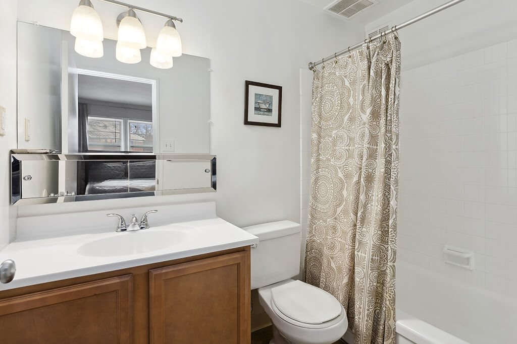 Bathroom counter at Villages at Marley Station in Glen Burnie MD